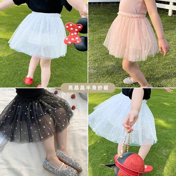 

baby girl half skirt children cute puffy princess 2021 summer sweet skirts
