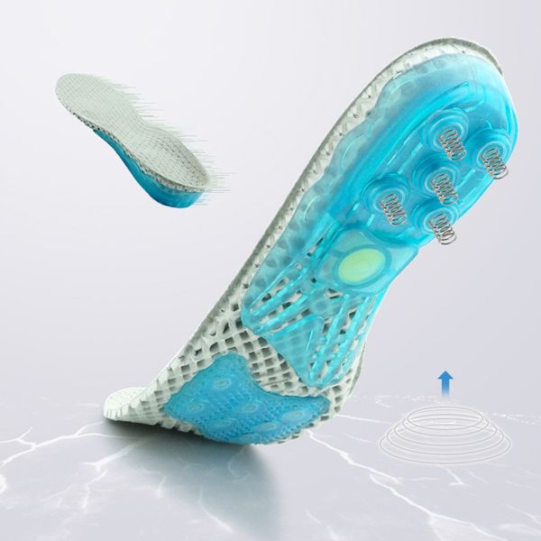 Unisex EVA Bahar Silikon Ortopedik Kemer Destek Tabanlık Ekler Düz Ayak Ortez Sönümleme Ayakkabı Sole Erkek Kadın Tabanlık