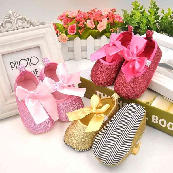 

new bright pink princess baby soft soled toddler shoes c08