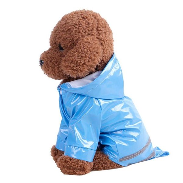 

dog apparel tailup pet hooded raincoat waterproof puppy jacket outdoor coat clothes l806