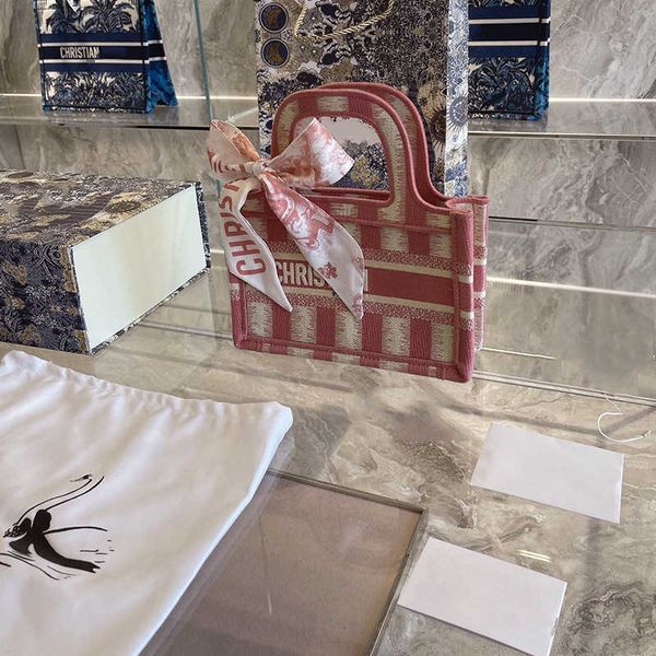 

version dijia 2021 spring and summer limited new wheat ear embroidery tote lady women's bag zly
