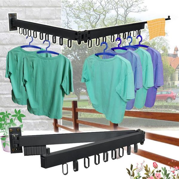 

laundry bags multi-function expandable drying rack hanger 360 degree rotating for bathroom balcony mdj998
