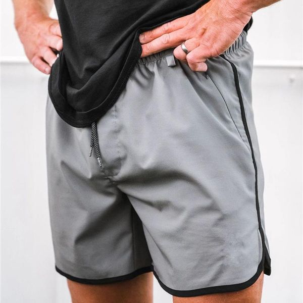 

summer streetwear casual men's clothing jogger brand gyms bodybuilding sportswear fashion shorts, White;black