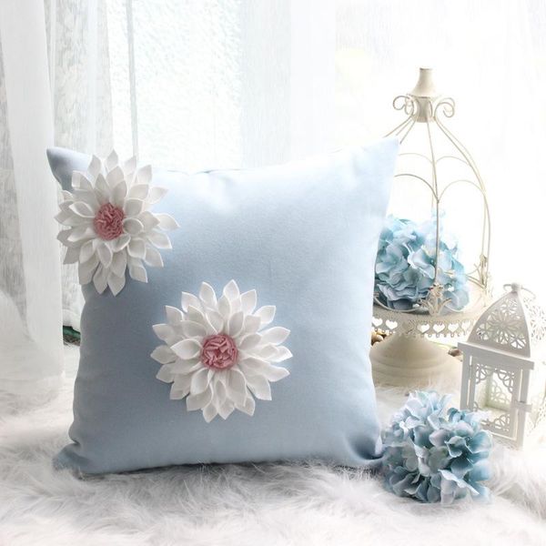 

cushion/decorative pillow personalized handmake floral cushion with core velvet fabric creative home sofa bedding car decoration