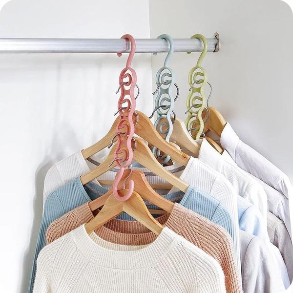 

hangers & racks noedic style household antiskid multi-layer coat hanger hook wardrobe plastic balcony storage viscosity save space
