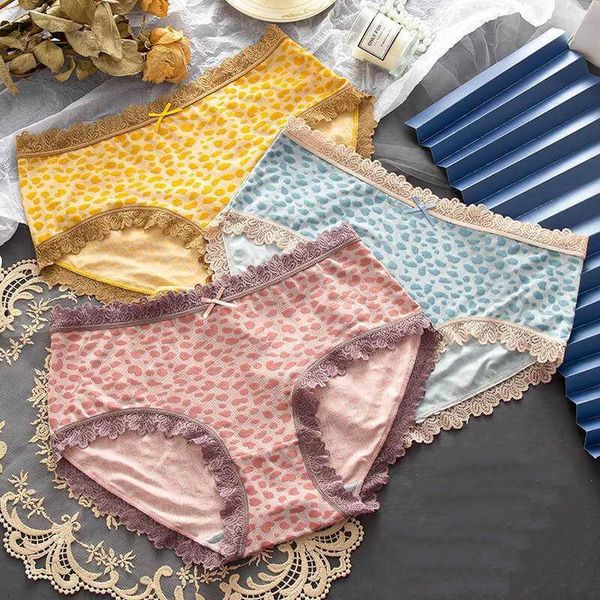 

women's panties 3pcs lingerie underwear comfort intimates underpants female soft seamless lace ladies briefs q4092, Black;pink