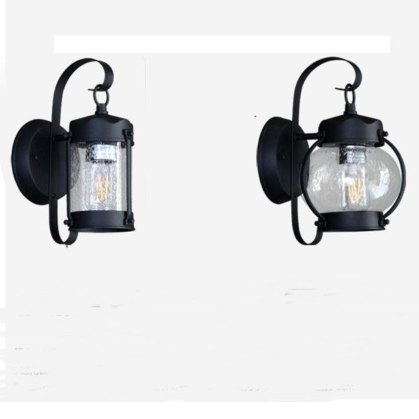

american retro wall lamp nostalgic outdoor waterproof garden lights landscape cafe balcony terrace lamps