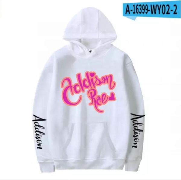 

men's hoodies & sweatshirts hip hop classic addison rae for you printed men/women youthful sweatshirt adult/child pullovers, Black