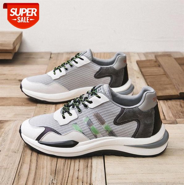 

men's sports casual shoes breathable flat heel round toe low single #bt2b