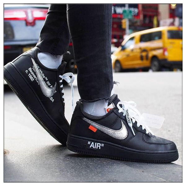 

off blanc the ten 10x nÃ­kÃ© air fÃ³rcÃ© 1 one low sports running shoes for men the pure white trainers women designers basketball shoes, Black