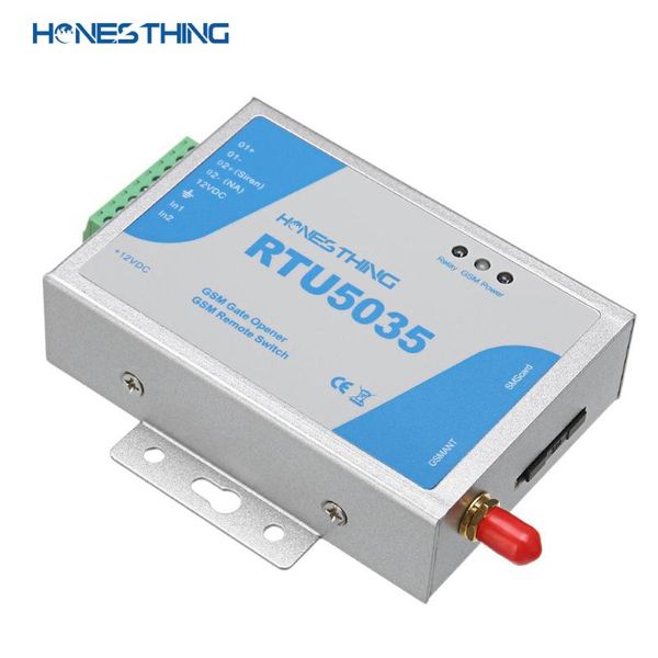 

honesthing rtu5035 gsm gate opener access relay switch door for sliding swing garage remote control by phone call fingerprint