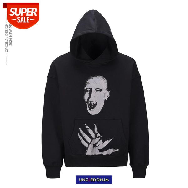 

uncledonjm character printed oversized clothes streetwear men anime hoodie harajuku hip hop loose hooded couple bl-l0053 #op4z, Black