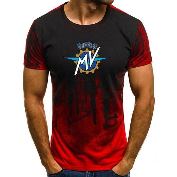 

men's t-shirts mv agusta corse print t-shirt t shirts male summer splash-ink printed casual o-neck short sleeve tshirt, White;black