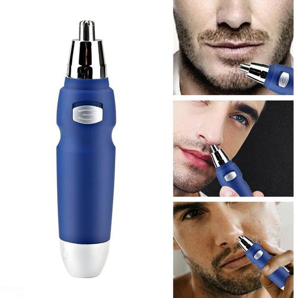 Tagliacapelli elettrico per naso a basso rumore Sicuro portatile Wet-Dry a doppio uso Impermeabile Mini 360° Dispositivo per la rimozione dei peli nasali da uomo