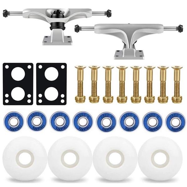 

52mm skateboard wheel,5.0 truck,abec-11 bearing,skateboard riser pad,skateboard accessories skateboarding