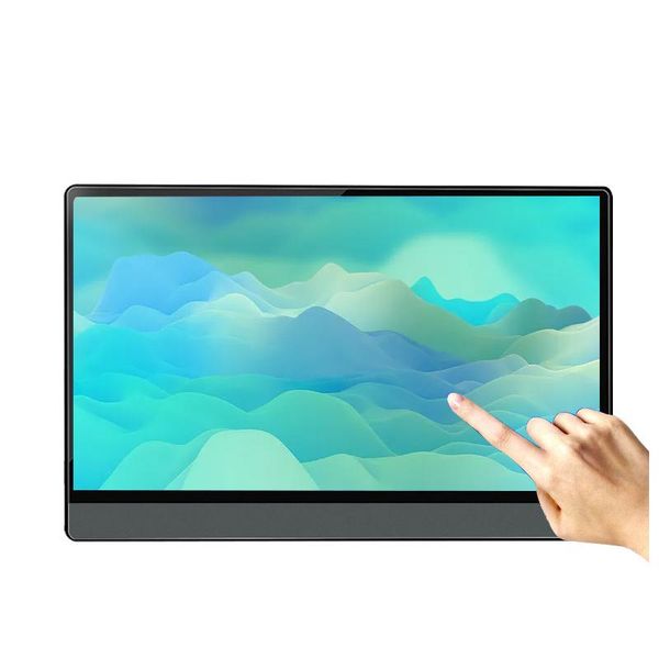 

monitors touchscreen large stock selling 13.3" screen -compatible type c usb port gaming full 1920*1080p portable monitor