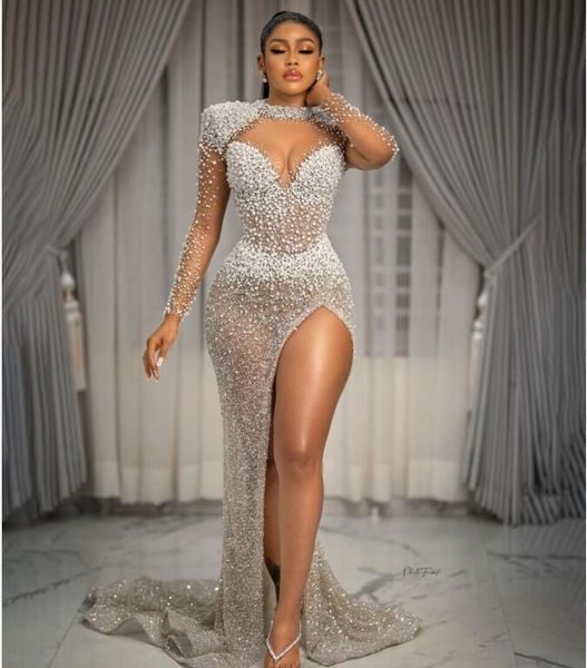 

evening dress women dress yousef aljasmi long sleeve high neck sweetheart pearls zuhair murad myriam fares beads satin mermaid sheath kim ka, Black;pink