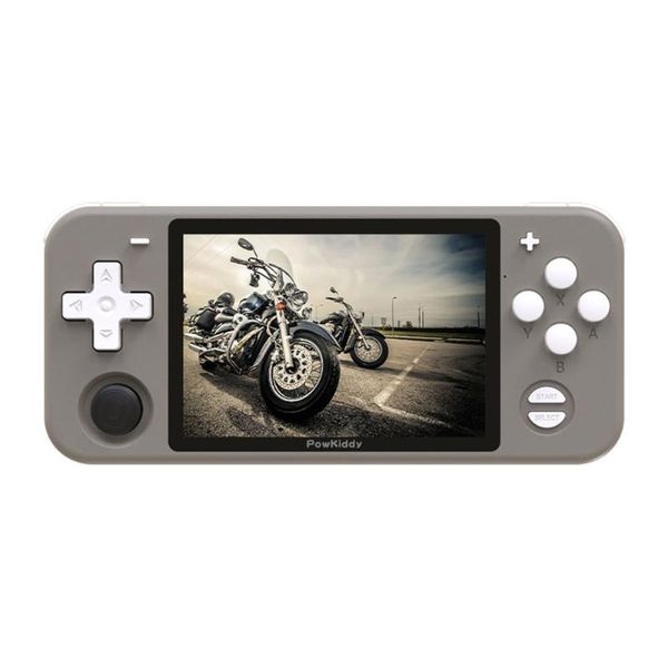 

portable game players powkiddy rgb10 retro open source system max handheld console rk3326 3.5-inch ips screen 3d rocker children's gift