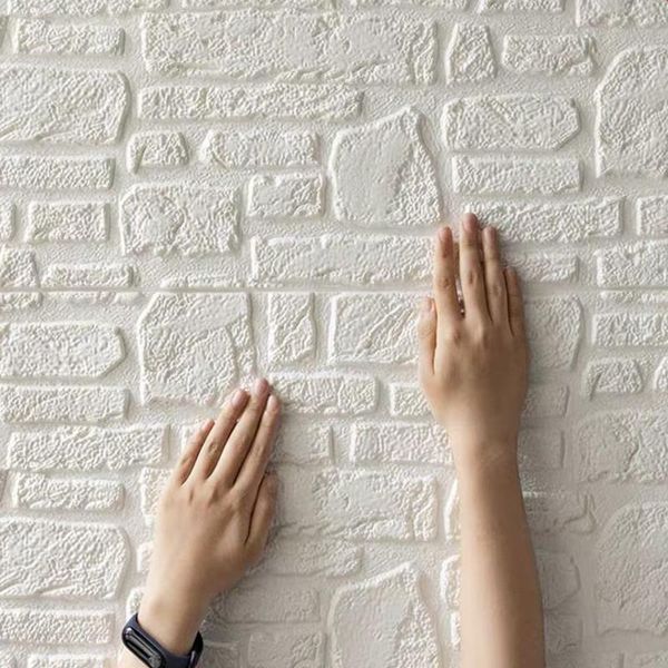 

wall stickers home decor self adhesive 3d waterproof retro brick wallpaper diy bedroom living room backdrop kitchen sticker