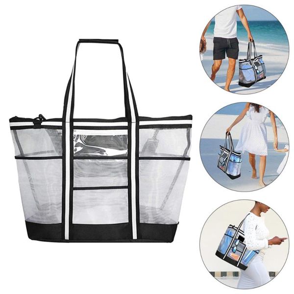 

storage bags 1pc seaside handbag summer beach bag sundries swimsuit collect