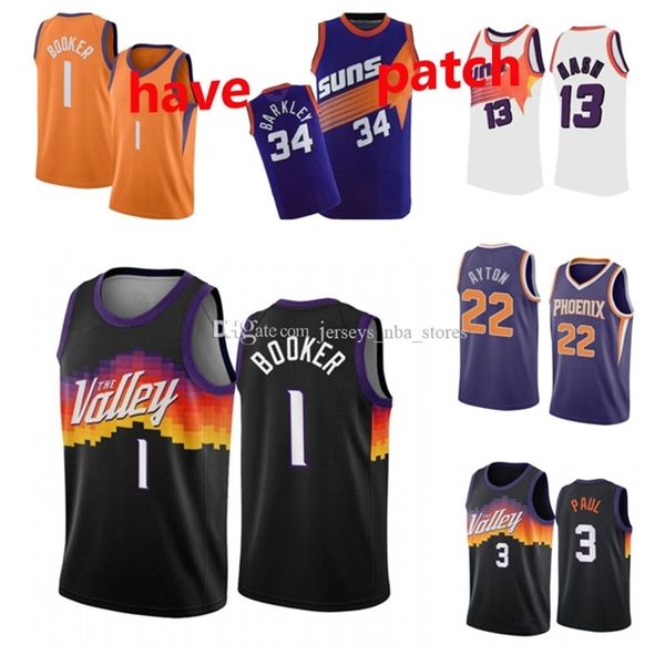 

09devin 1 booker jersey chris 3 paul jerseys retro steve charles nash barkley jersey 2021 season phoenixs jerseys retro baksetball uniform, Black
