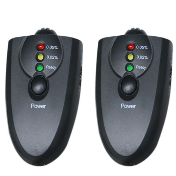 

alcoholism test 2pcs keychain breathalyzer mini alcohol tester key ring pendant without battery