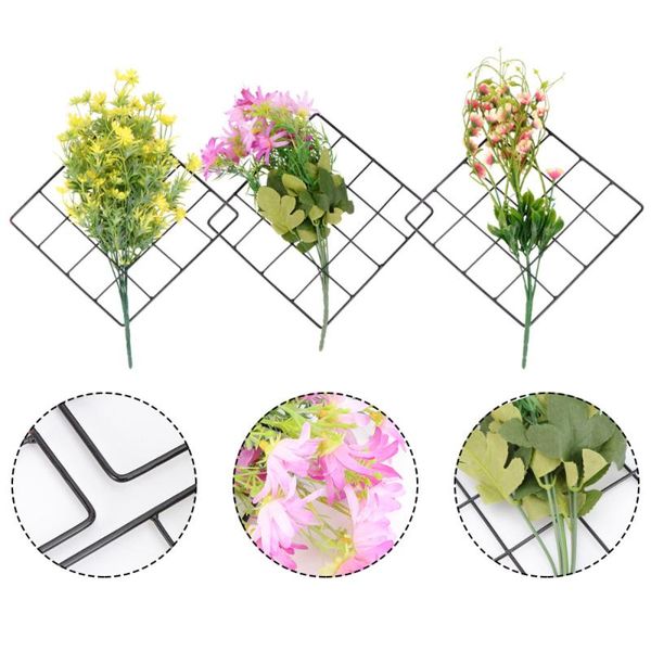 

other home decor 3pcs wall fashion grid panel frame for cafe shops