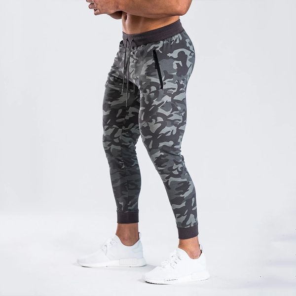 

new spring muscle jogger pants men cotton patchwork gym sweatpants fitted sweat pants active casual fitness trousers track pant, Black