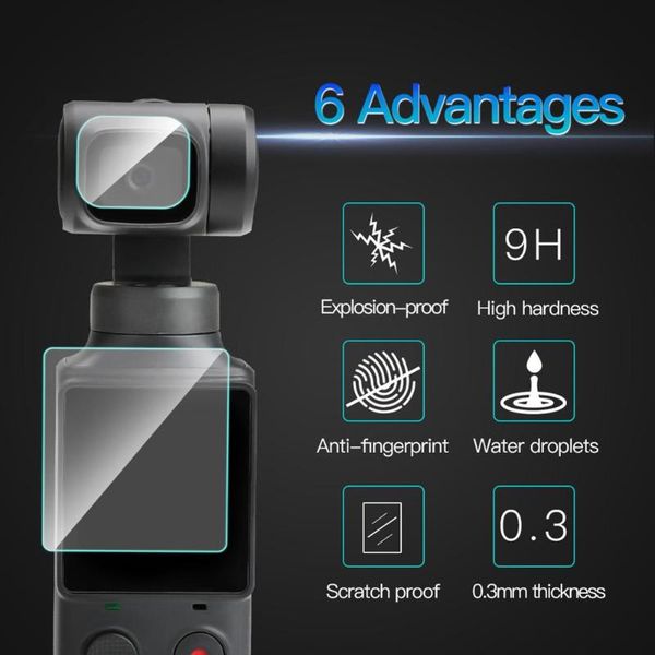 

lens caps 1 + 1/2 2/3 3 for fimi palm pocket motion camera accessories tempered film
