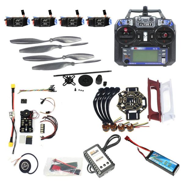 

f02192-ac diy fpv drone quadcopter 4-axle aircraft kit 450 frame pxi px4 flight control 920kv motor gps fs- transmitter drones