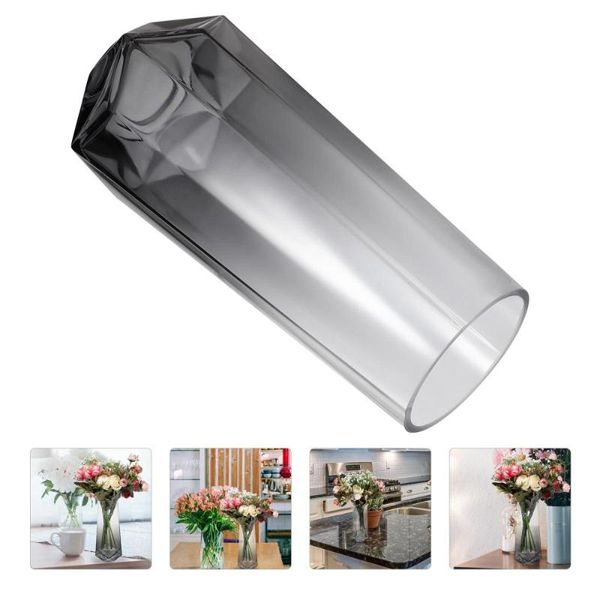 

vases 1pc gradient color glass vase home flower arrangement deskdecor
