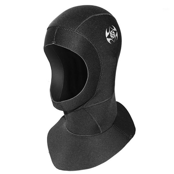 

3mm neoprene waterproof scuba diving cap hood snorkeling winter swim hat ear protect hair wetsuit women men1