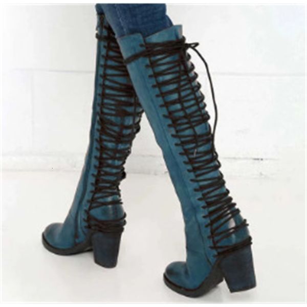 

boots 2021 woman chalaza tall thick long code woman's shoes, Black