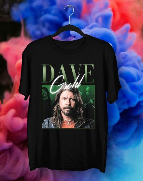 

dave grohl t-shirt shirt for men & women gift idea for fan, White;black