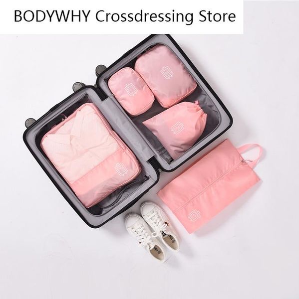 

duffel bags -selling travel storage bag five-piece thickened clothes finishing clothing underwear garment