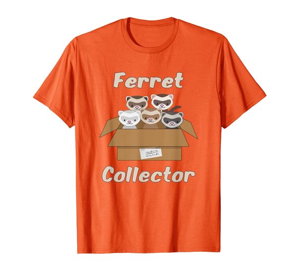 

ferret collector, breeder, box t-shirt, White;black