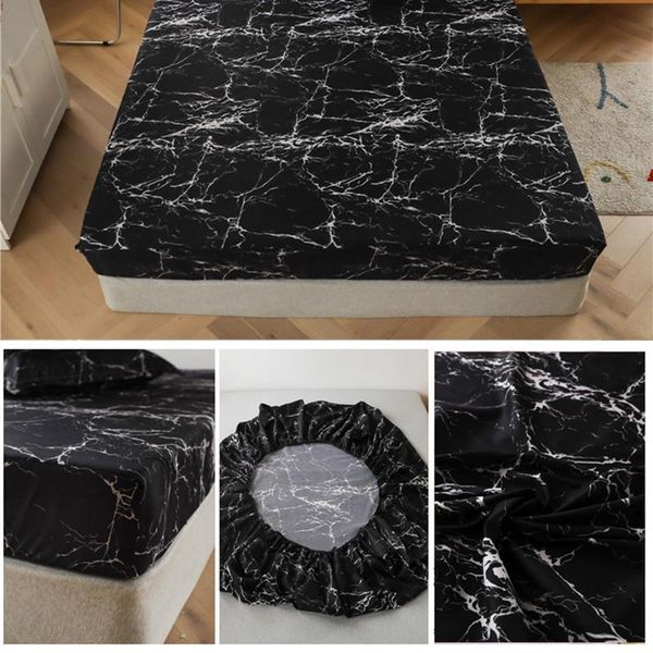 

sheets & sets bedding linens king size heart-shaped pattern fitted sheet set for double bed sabanas mattress cover linen