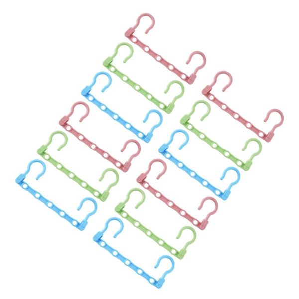 

hooks & rails 12 pcs 1 set space-saving storage drying hangers simple