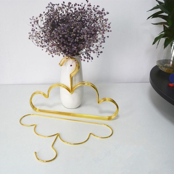 

5pcs cloud shape hanger metal non kids children clothes coat sweater hangers & racks
