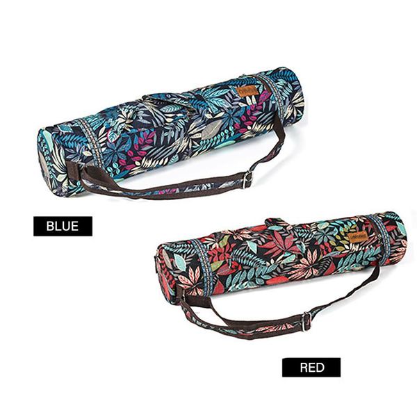 

yoga mat case bag zipper printing portable fitness carrier for sports pilates pad mats
