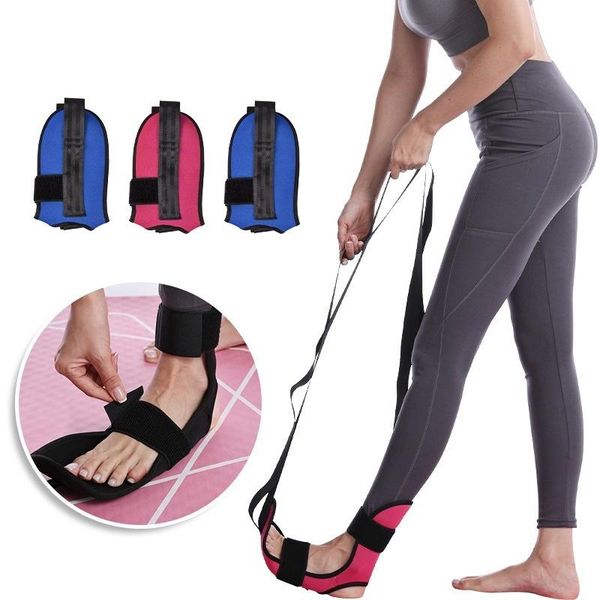 

resistance bands leg stretcher yoga stretching strap fitness sport dance gymnastics ankle ligaments foot drop recovery training