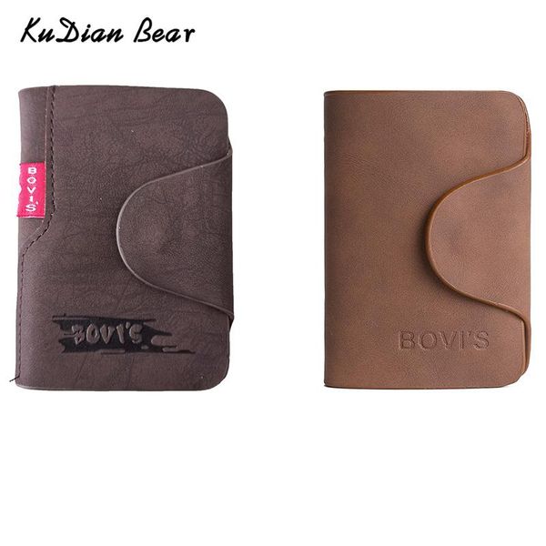 

card holders pu leather business holder women men small organizer wallet fashion purse porte carte bih003/bih016 pm49, Brown;gray