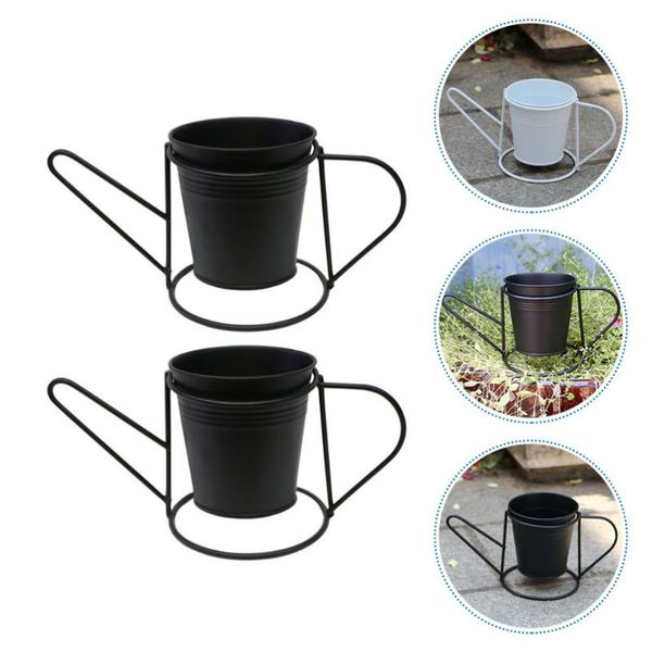 

mugs 2pcs creative succulent flowerpot simple plant pot adornment random color