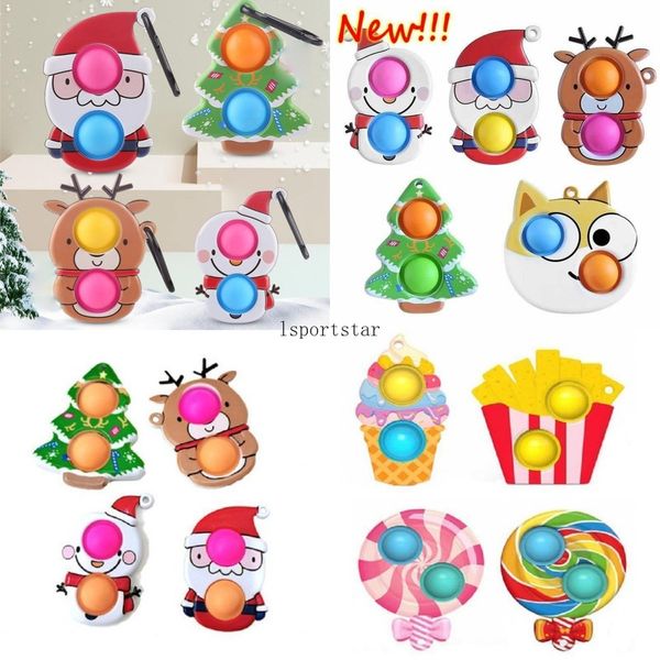

dhl fast fidget toys cartoon sensory bubble toy collectable simple dimple antistress cute christmas push for hands squeeze children xx55