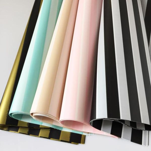 

other arts and crafts 20pcc58*58 stripe waterproof bouquet packaging matte paper flower wrapping tissue roll