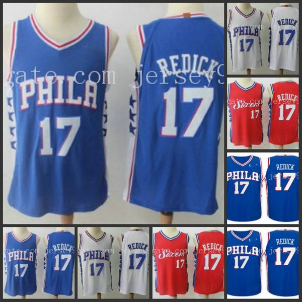 

philadelphia 76ers men #17 j.j. redick men basketball jersey, Black