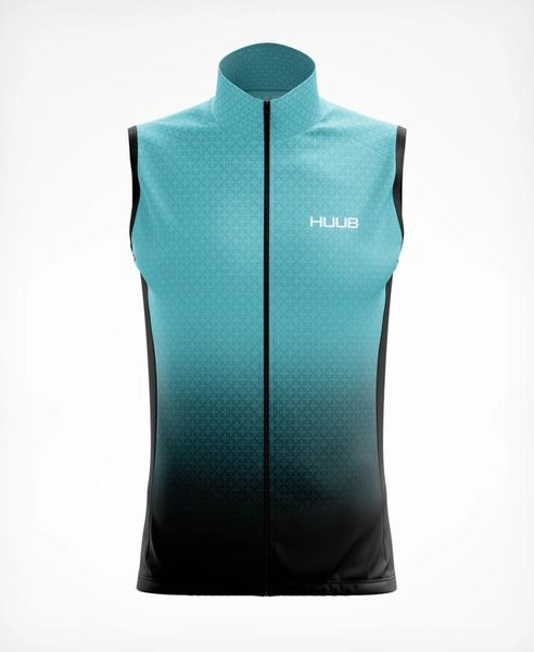 

racing sets 2021huub spring and autumn sleeveless windproof vest lightweight windproof, waterproof breathable mountain bike cycling suit, Black;blue