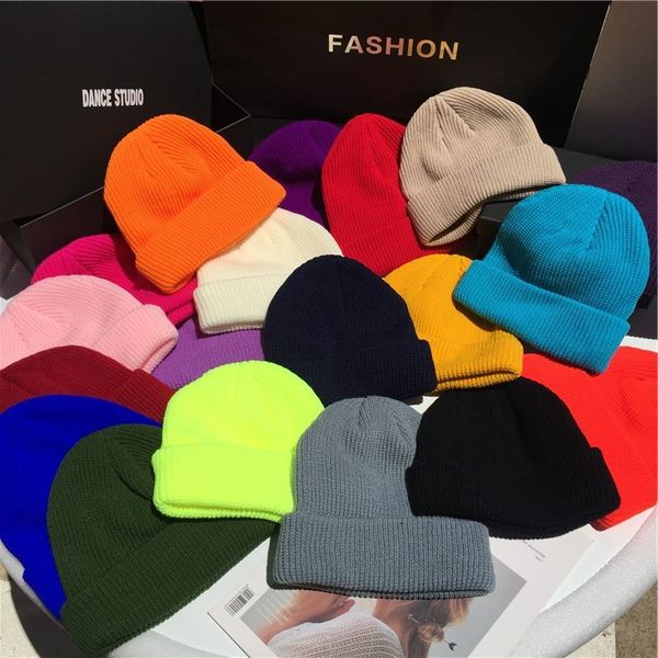 

domed autumn and winter knitted woolen hat, Blue;gray