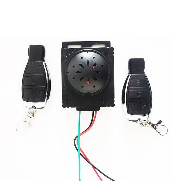 

theft protection motorcycle one way alarm dual remotes scooter motor anti-theft security system dc 12v universal wireless 125db alarms buzze