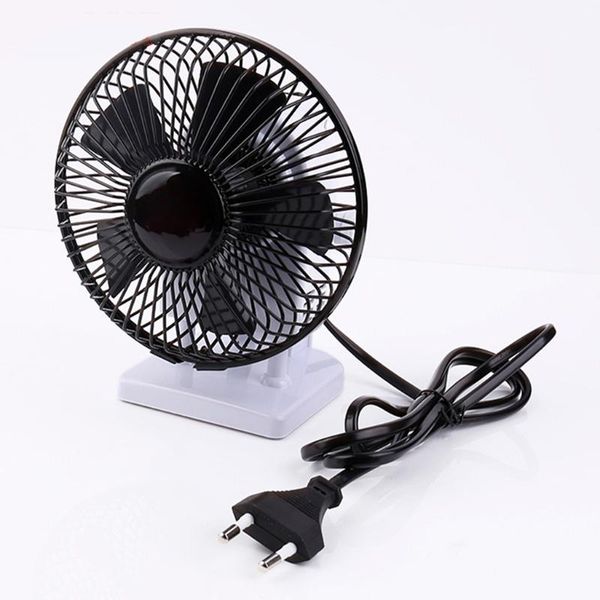 

electric fans ac 220v portable metal fan for home office desk table eu plug 13w personal